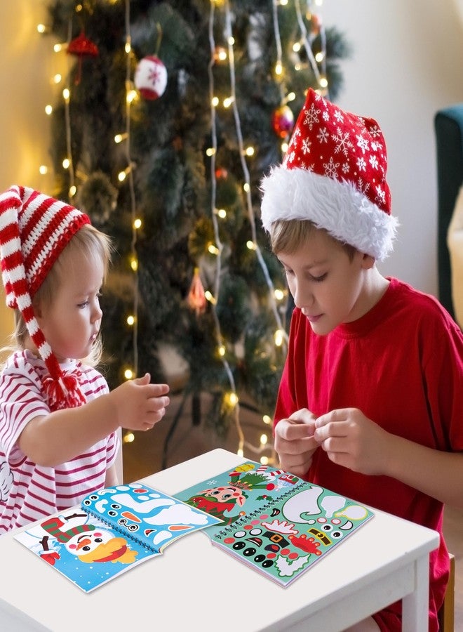 80UncleKimby 2 Pack Christmas Sticker Coloring Book for Activity Books Xmas Toys Holiday Gifts Party Favor(20 Scenes) - Image 2
